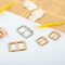 Sırt Çantası Altın Kare Kemer Tokası Antiwear ISO9001