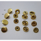 Geçmeli Baskı Çivileri Ağır Hizmet Sertliği Metal Düğme Çıtçıt Altın ODM