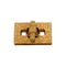 Korozyon Dekorasyonu Büküm Çanta Kilit Donanımı Mat Altın Yüzey